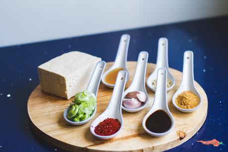 Tofu frito - 두부조림 Tofu frito - 두부조림