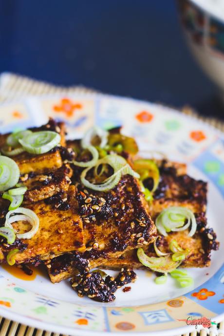 Tofu frito - 두부조림 Tofu frito - 두부조림