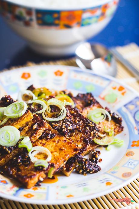 Tofu frito - 두부조림 Tofu frito - 두부조림
