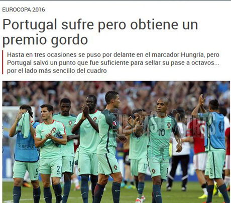 Titulares, del diario Sport, de las crónicas de los partidos de Portugal (Cristiano Ronaldo) Titulares, del diario Sport, de las crónicas de los partidos de Portugal (Cristiano Ronaldo)