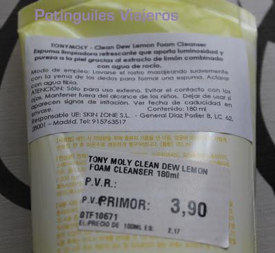 Limpiadora facial Clean Dew Tony Moly Limpiadora facial Clean Dew Tony Moly