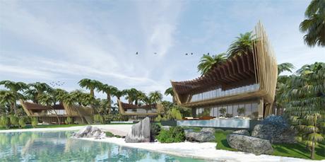 Vista exterior 1_A-cero Projects COMPLEJO DE 8 VILLAS EN TAILANDIA DISEÑADO POR A-CERO