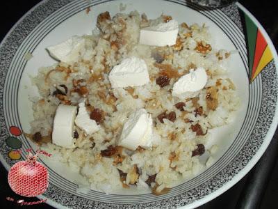 Ensalada de arroz agridulce