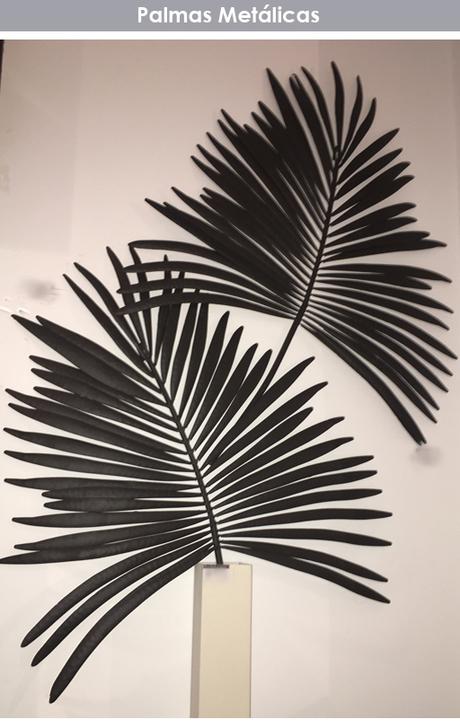 Decoración en A-cero In por menos de 50€. 2ª Parte. palmas metálicas