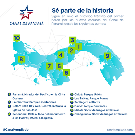 Se parte de la historia — Canal de Panamá Se parte de la historia — Canal de Panamá