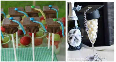 Mesa de dulces y manualidades para una fiesta de graduación Mesa de dulces y manualidades para una fiesta de graduación
