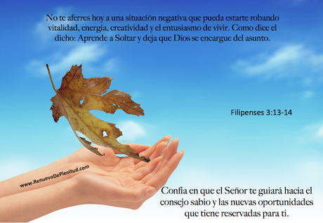 Aprende a Soltar y deja que Dios se encargue del asunto Aprende a Soltar y deja que Dios se encargue del asunto