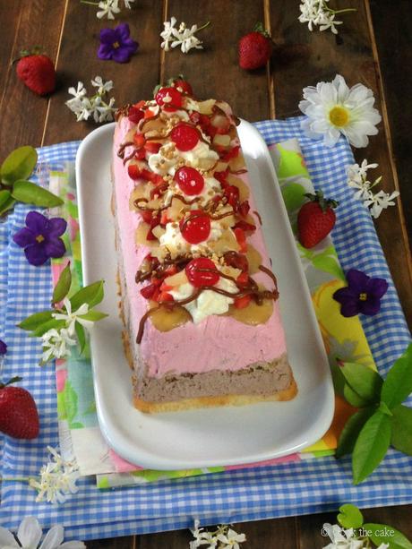 banana-split, banana-split-ice-cream-cake