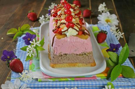 banana-split, banana-split-ice-cream-cake