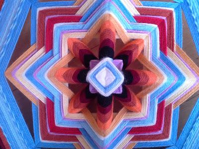 Ojo de Dios o Mandala tejida