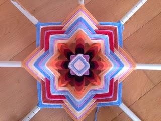 Ojo de Dios o Mandala tejida