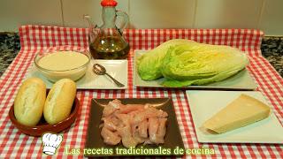 Receta de ensalada César