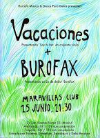 Burofax y Vacaciones en Maravillas Club