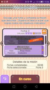 Pokémon Shuffle Fichas de mision