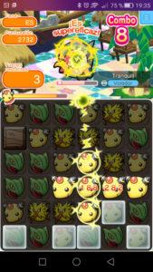 Pokémon Shuffle combate combo