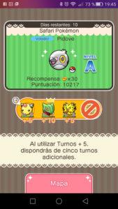 Pokémon Shuffle Gana experiencia al finalizar combate