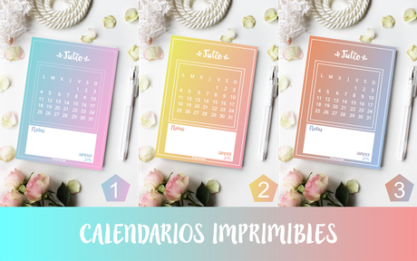 Fondos de Escritorio con Calendario para Julio 2016 Fondos de Escritorio con Calendario para Julio 2016