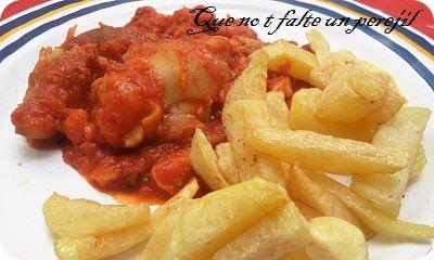 Manitas de Cerdo en Salsa de Tomate manitas_salsa