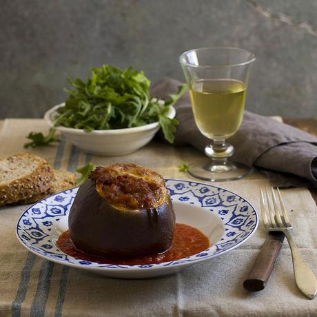 BERENJENAS RELLENAS AMATRICIANA BERENJENAS RELLENAS AMATRICIANA