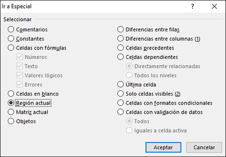 Como Seleccionar Todo en Excel