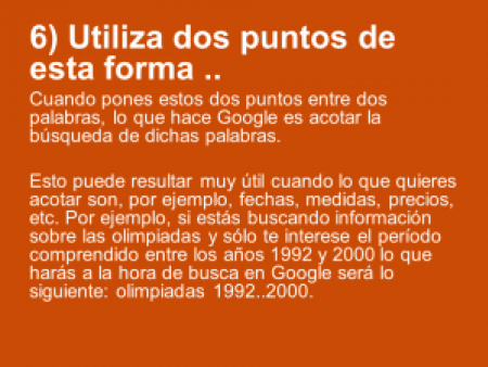 Ocho Trucos para Buscar en Google