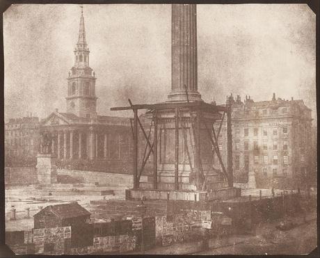 Williamhenryfoxtalbotthenelsoncolumnintrafalgarsqaureunderconstruction