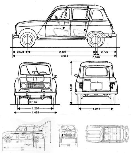 Renault 4, un utilitario francés