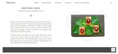 texto presentacion restaurante triciclo, guia para esribir textos en La Gastroredactora como escribir bien, como hacer un blog, copywriting, redaccion de textos, restaurantes, restaurante triciclo, inmedia res, eloy tizon