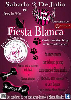 Fiesta Blanca en beneficio de la Protectora de Animales Blanca de Almadén