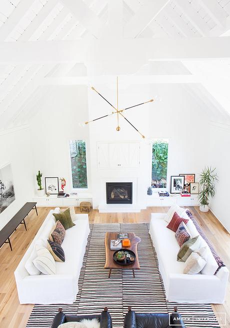 antes y después de un salón con una mezcla de estilos chic y actual antes y después de un salón con una mezcla de estilos chic y actual