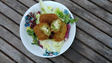 Tater tots de brócoli con Vegancheedar