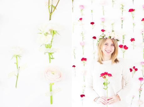 diy: un mural de flores para una fiesta veraniega diy: un mural de flores para una fiesta veraniega