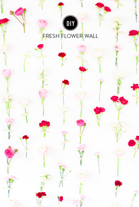 diy: un mural de flores para una fiesta veraniega diy: un mural de flores para una fiesta veraniega