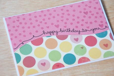 Tarjeta “Happy Birthday to you”