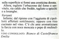 ERBAZZONE - RETO SALADO CRI: EMILIA-ROMAGNA ERBAZZONE - RETO SALADO CRI: EMILIA-ROMAGNA