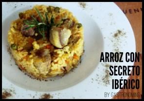 Arroz con secreto ibérico