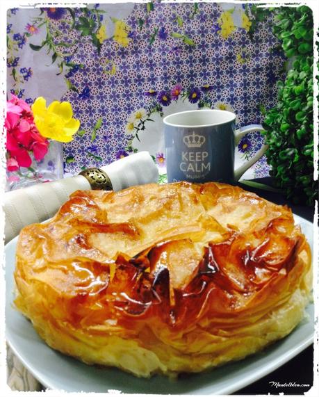 Tarta crujiente de mango Tarta crujiente de mango 2