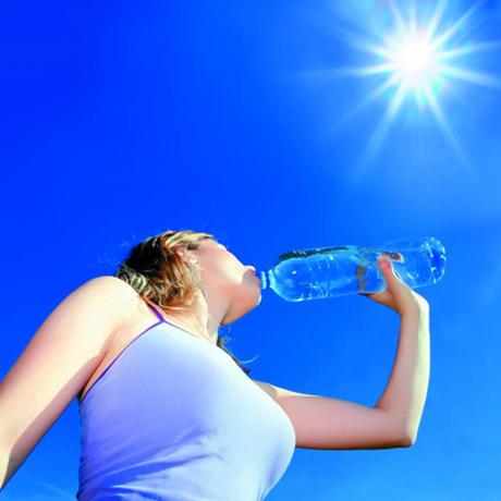 Agua, calor, hidratación, salud y belleza