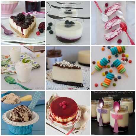 Postres para el verano { helados, tartas, semifríos y postres en vasito}