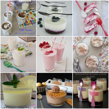 Postres para el verano { helados, tartas, semifríos y postres en vasito}