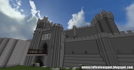 Réplica Minecraft: Castillo de La Mota, Valladolid, España.