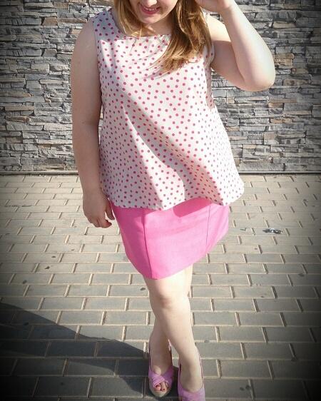 Lady in plink Lady in plink