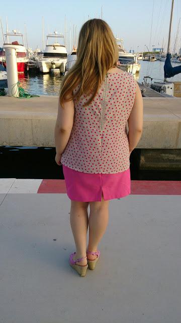 Lady in plink Lady in plink