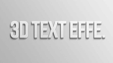 3D-Text-Effect