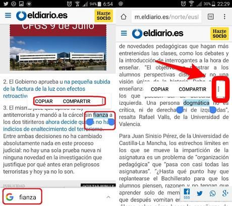 Android y Google dan un nuevo paso en la búsqueda contextual Android y Google dan un nuevo paso en la búsqueda contextual