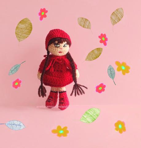 caperucita roja amigurumi red riding hood
