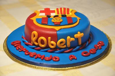 Tarta Barça Para Robert