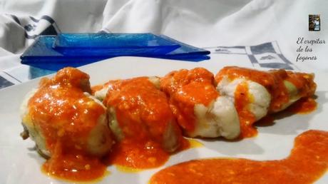 RAPE CON SALSA DE PIMIENTOS rape con salsa
