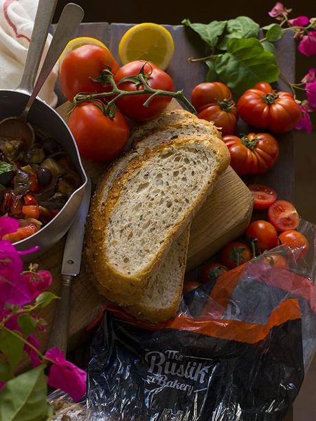 TOSTAS DE VERDURAS ASADAS