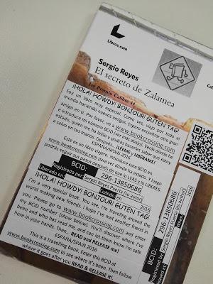 Otro viaje de El secreto de Zalamea con Bookcrossing